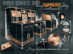 Supreme Instruments Radio Service Shop Brochure