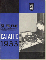 1933 Catalog